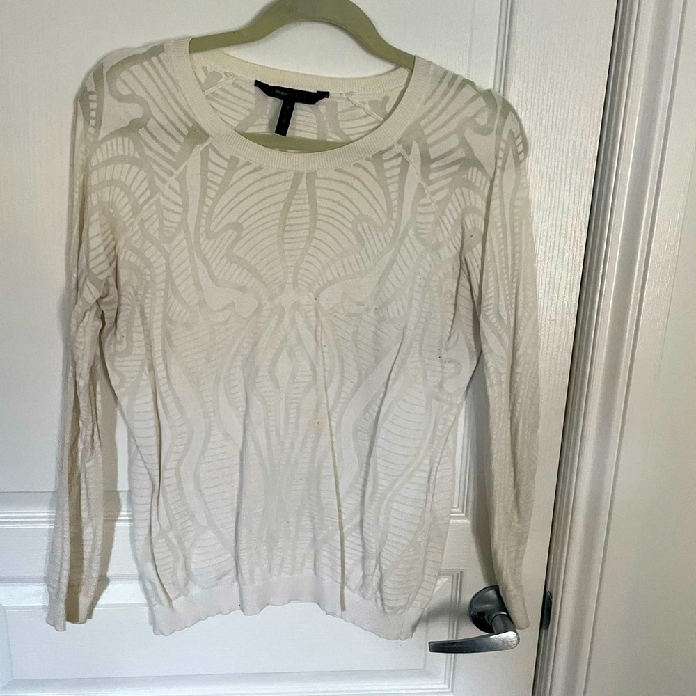 Sheer sweater